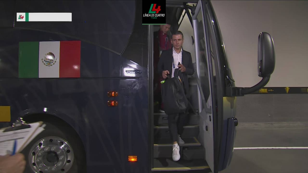 Encabezados por Jaime Lozano, llega el Tri al SoFi Stadium