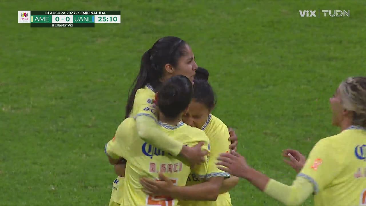 Gol del América, Alison González pone el 1-0 con tremendo cañonazo