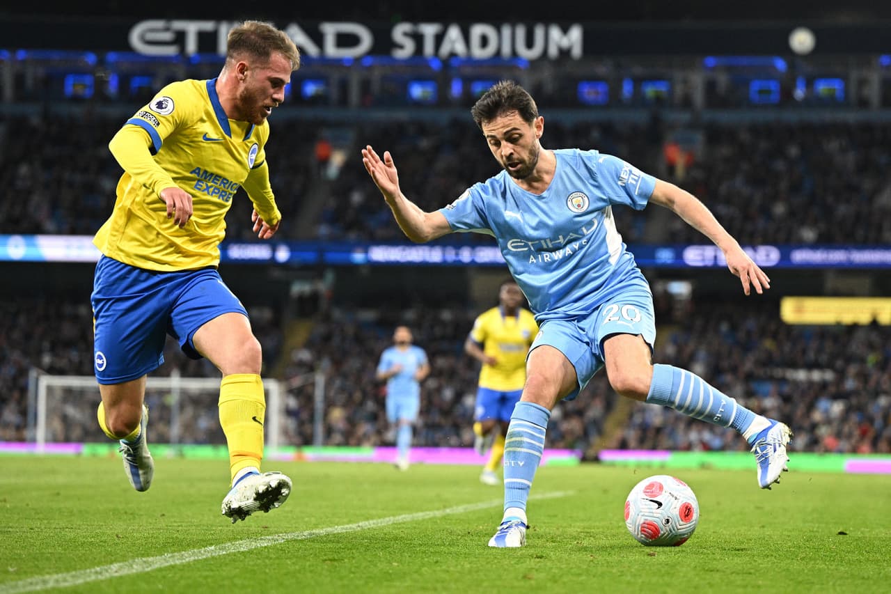 El Manchester City sigue comandando la Premier League tras vencer al Brighton.
<br>
<br>