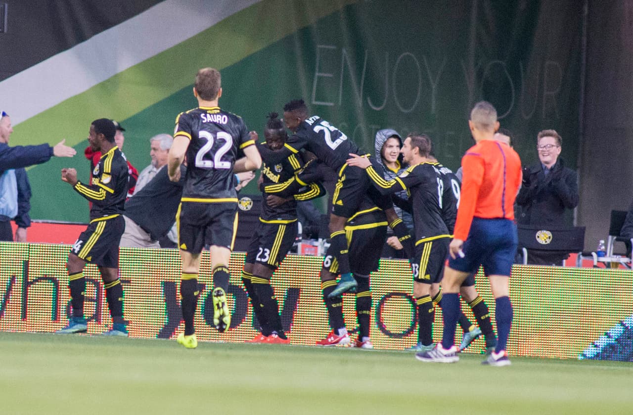 El goleador Kei Kamara apareció temprano en el partido para marcar de cabeza. Tuvo más ocasiones en el primer tiempo.