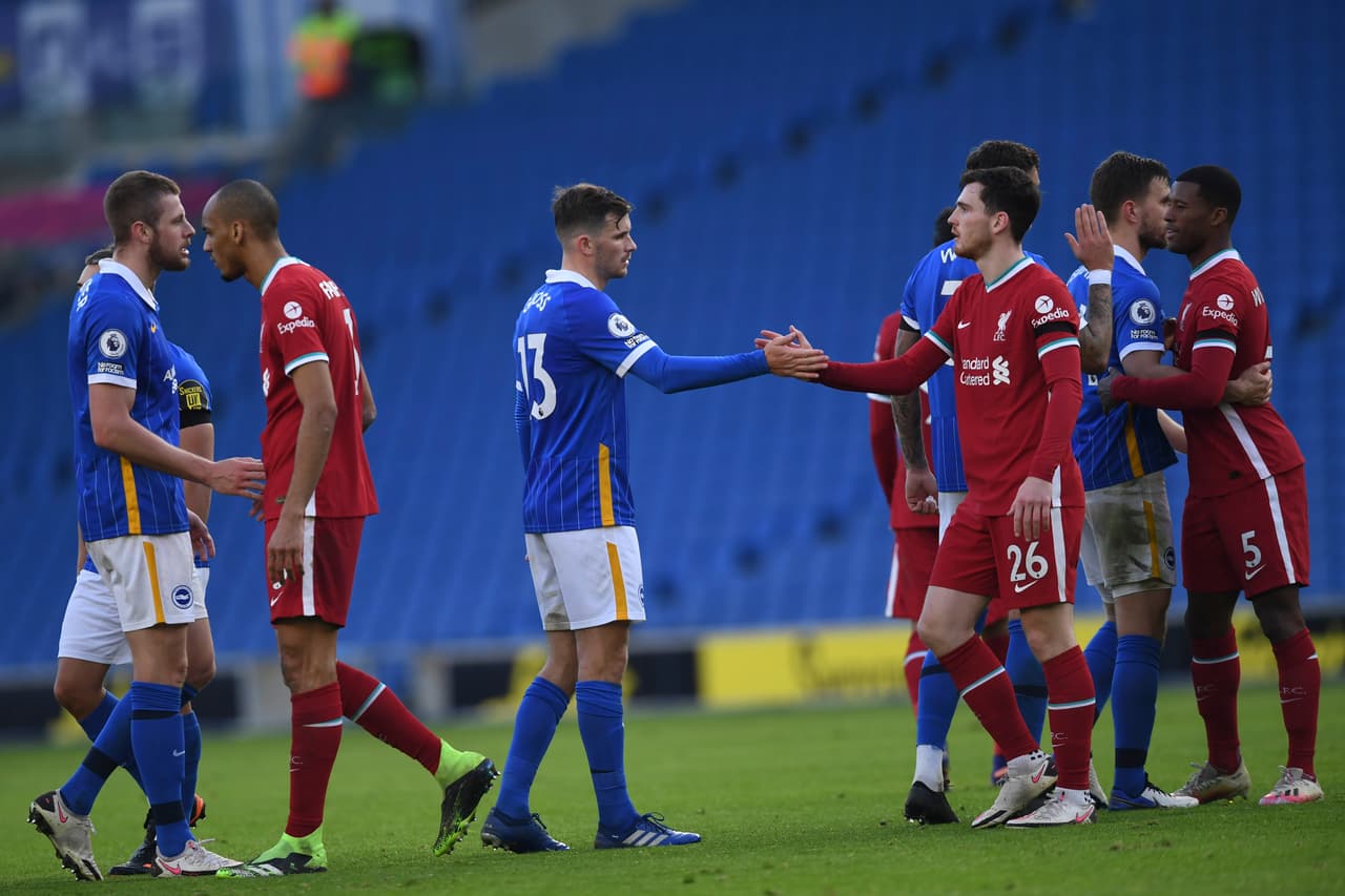 Diogo Jota (60’) abrió el marcador. En tiempo complementario, Pascal (90+3’) le robó el triunfo a los de Klopp.
