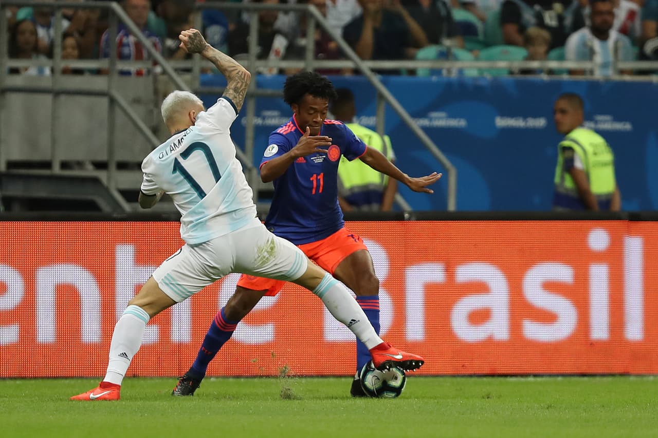 Durante los primeros 10 minutos de partido la intensidad fue una caracteristica primordial y Juan Cuadrado estuvo muy participativo.