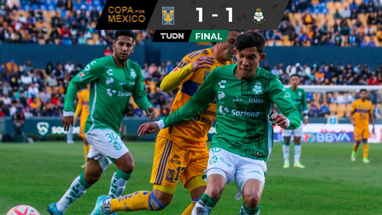 Tigres y Santos cierran su participación en la Copa Sky 2022 con un empate