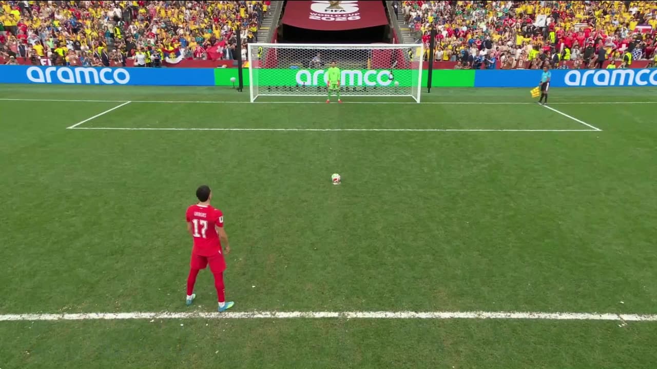 Rubén Vargas marca el penal decisivo para eliminar a Colombia del Mundial