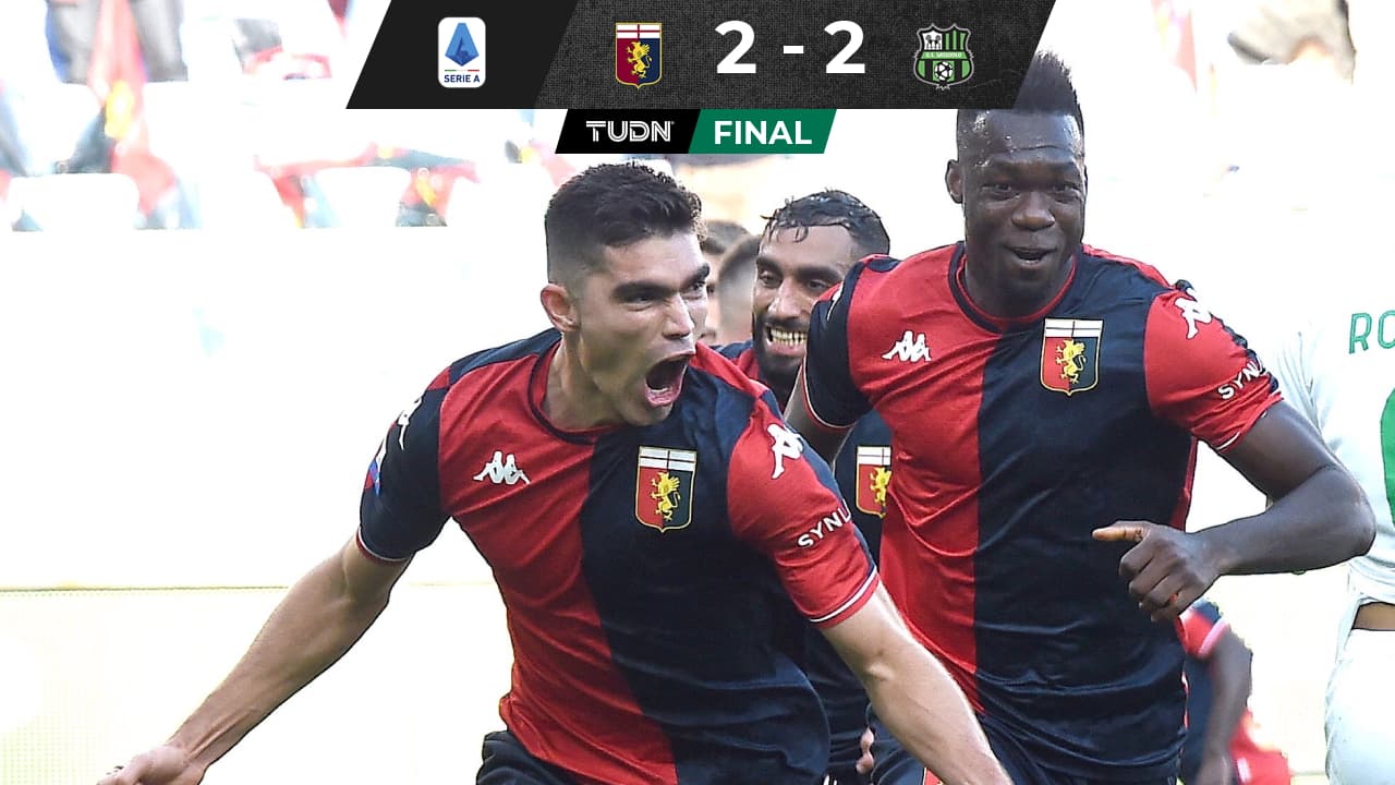 ¡Debut soñado! Johan Vásquez marca gol y da empate al Genoa