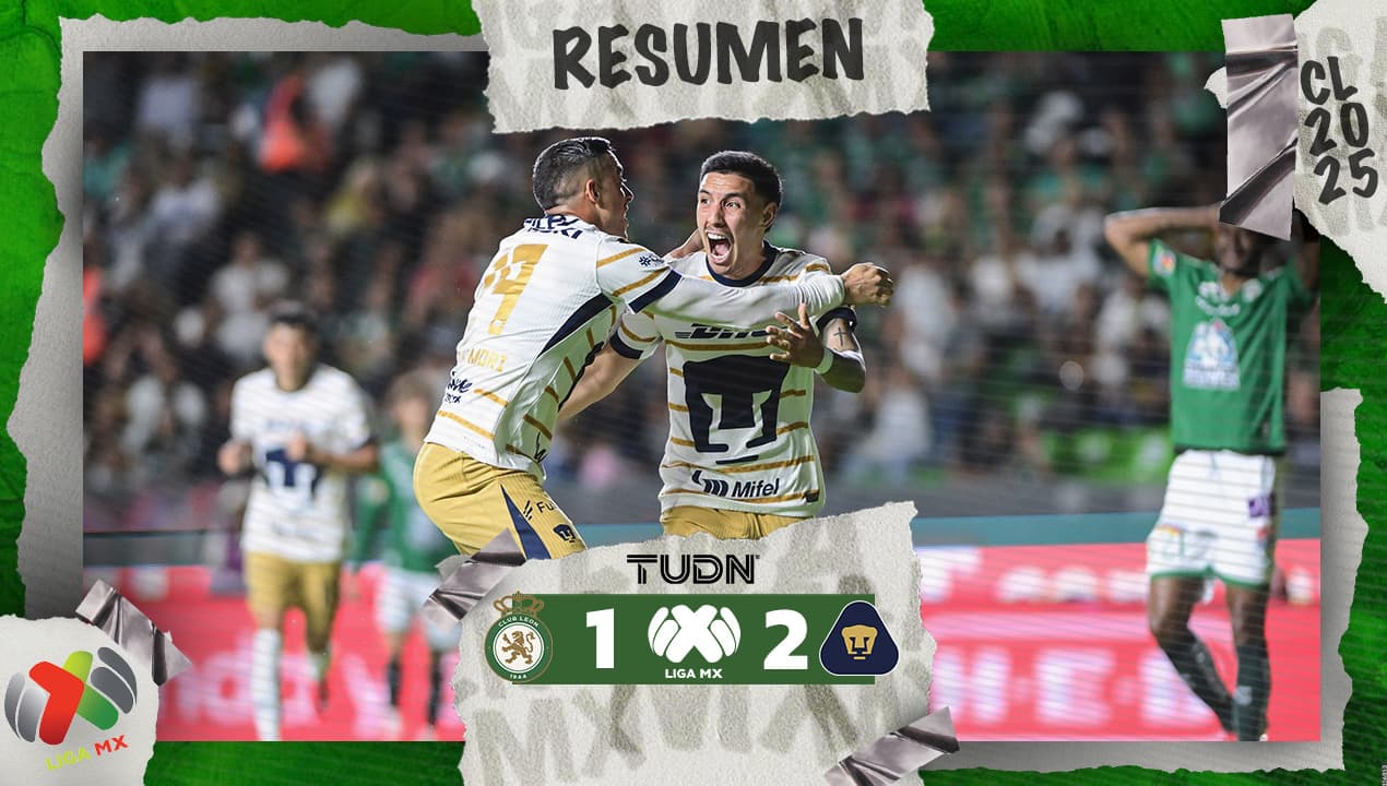 ¡Concierto de errores! James y Guardado fallan en León y Pumas gana