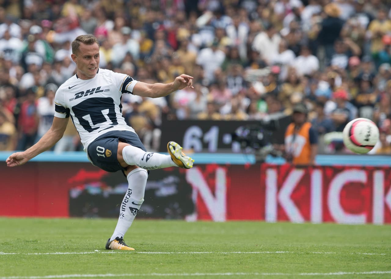 Abraham González - 8 puntos: Aunque los Pumas perdieron, el mediocampista marcó el único gol de su equipo.
