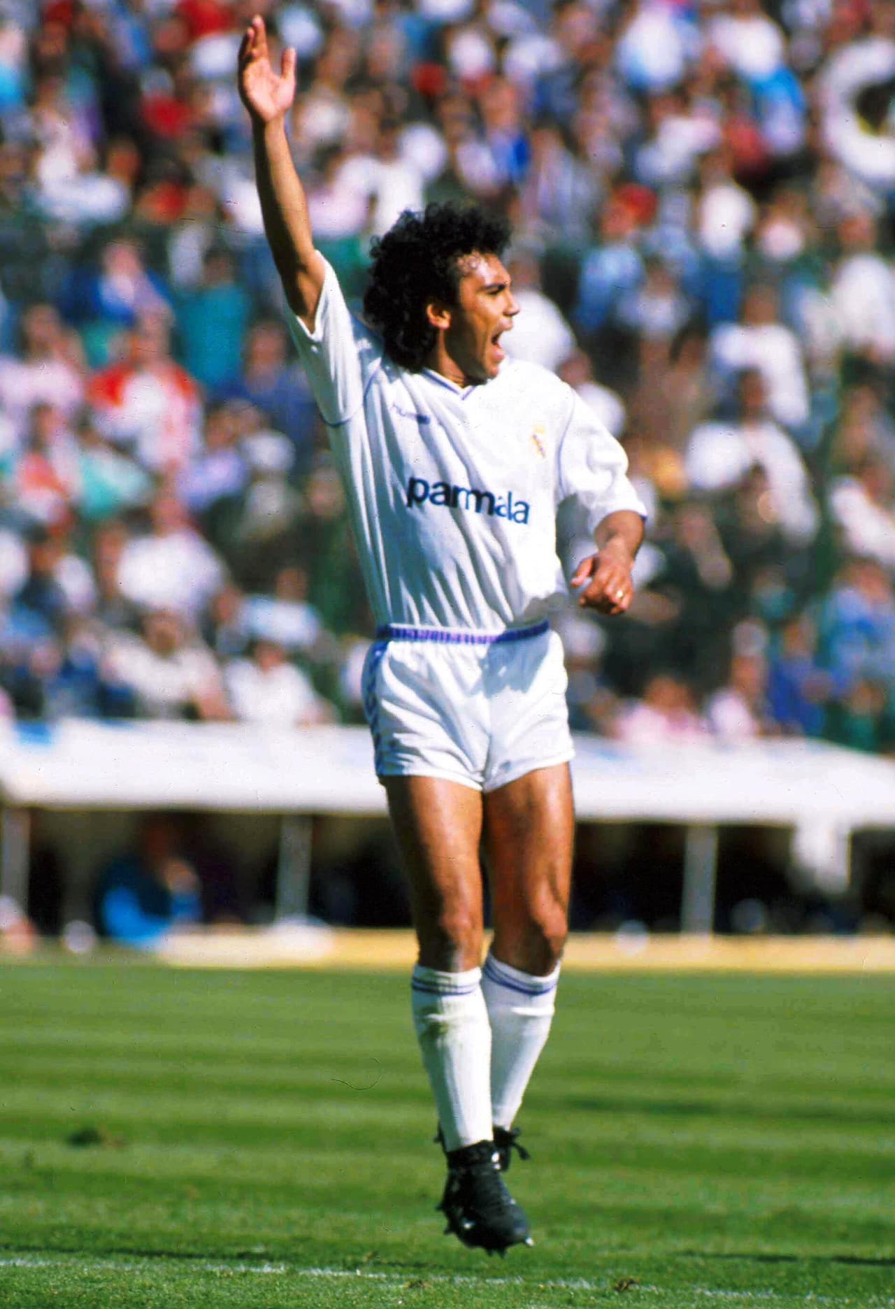 Hugo Sánchez (Real Madrid) - jugando en la liga de España, el delantero mexicano le marcó un golazo al Logroñés en 1988.