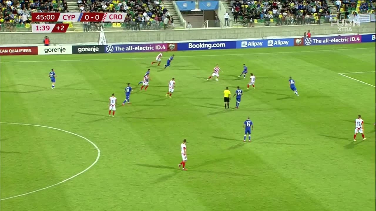 ¡Ahora sí! Perisic pone el 0-1 de Croacia ante Chipre