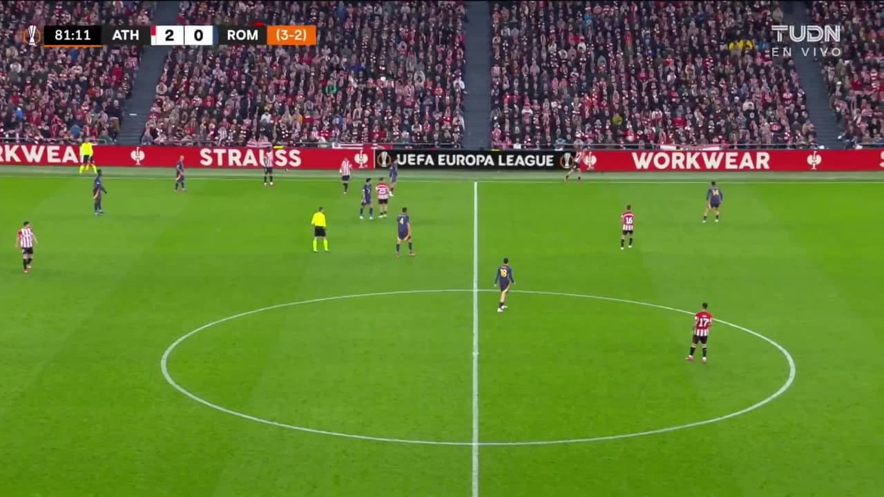 ¡GOL!  anota para Athletic Club. Nico Williams