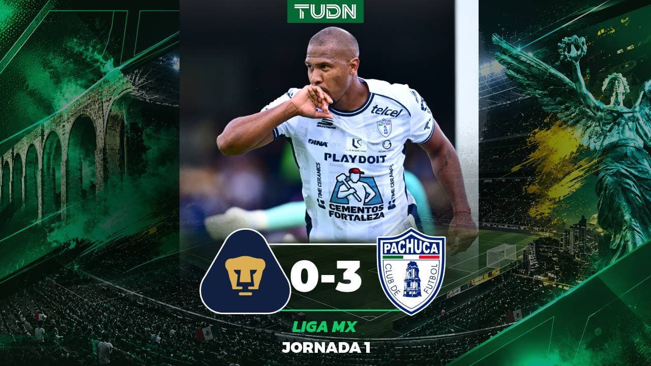 Resumen | Pumas tiene una pesadilla en CU propinada por Pachuca