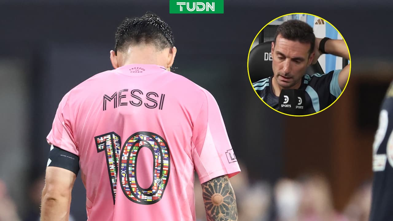 Lionel Scaloni con preocupación por la lesión de Messi a días del Mundial 2026