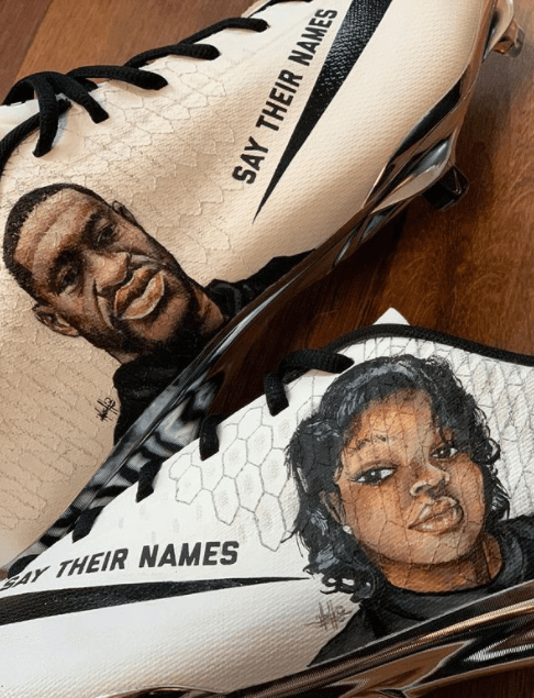 Estos son algunos de los diseños que jugadores de la NFL han modelado.