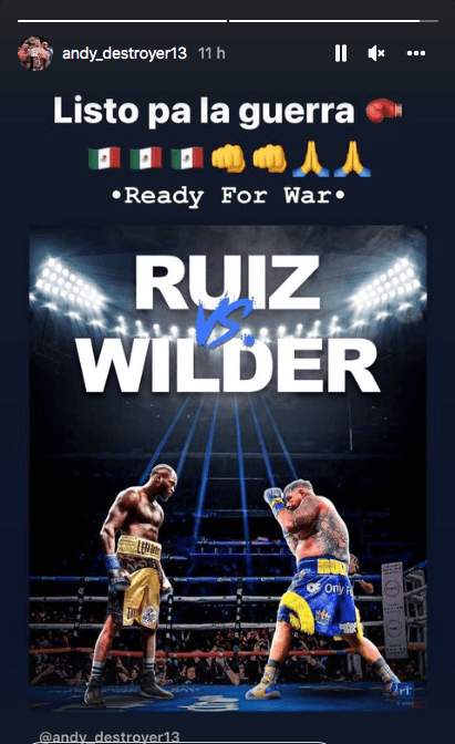 Andy Ruiz confirma pelea ante Deontay Wilder