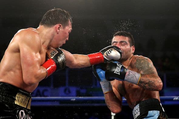 El ruso reaccionó a partir del cuarto rollo, tiró buenos volados que el argentino recibió.