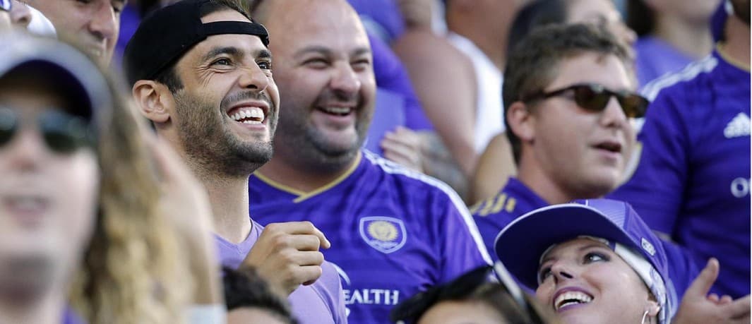 Kaká quedó "maravillado" tras ver un partido de Orlando City SC desde las tribunas con la barra su equipo