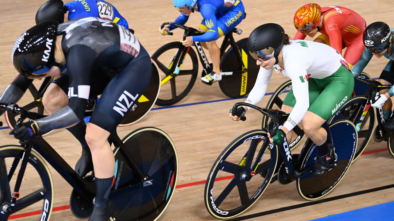 Luz Daniela Gaxiola termina en el lugar 11 del keirin del ciclismo de pista