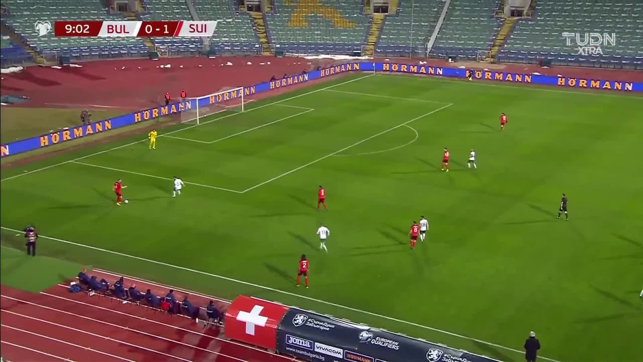 ¡GOL!  anota para Suiza. Haris Seferovic