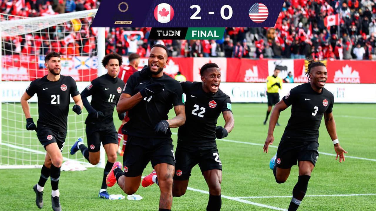 Canadá vence a Estados Unidos y ya acaricia el boleto a Qatar 2022