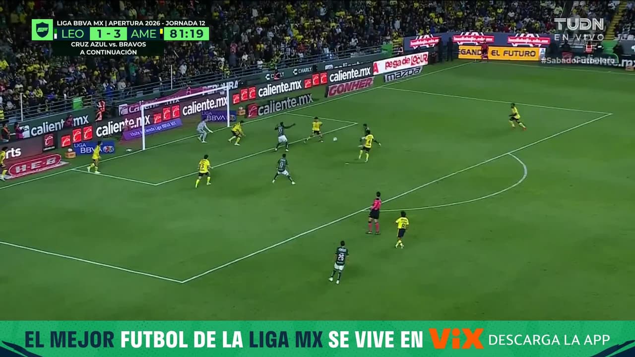¡Noche de golazos en León! Iván Moreno dice presente con esta ejecución