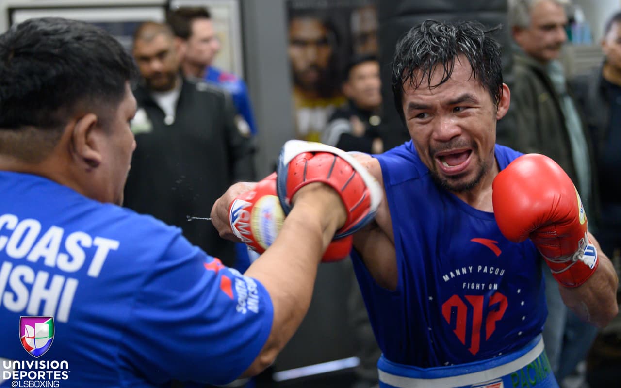 Manny Pacquiao y Adrien Broner se enfrentarán el sábado 19 de enero en el MGM Grand de Las Vegas por la faja AMB wélter del filipino.
