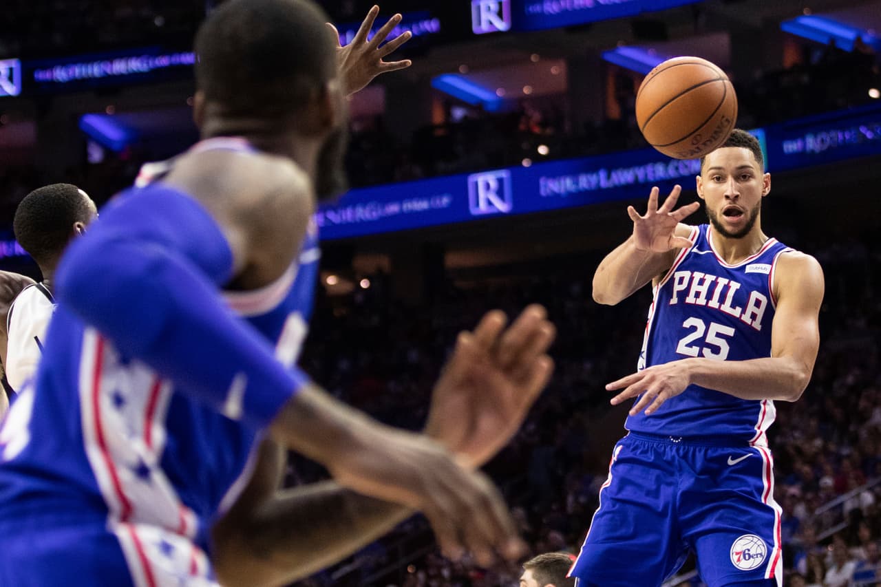 Una de la claves de Philadelphia esta noche fue que apenas acumularon 12 pérdidas de balón.