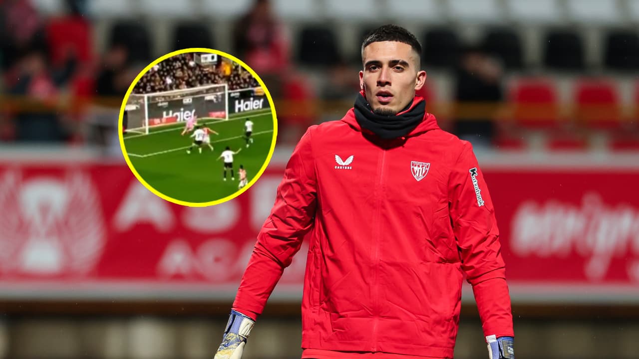 Álex Padilla comete grave error, pero Athletic Club avanza en la Copa del Rey