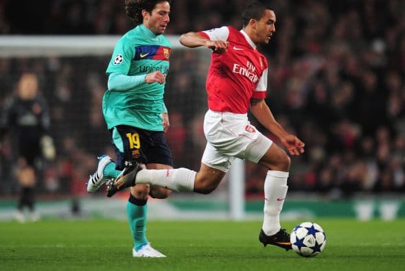 Aunque no marcó gol en el sorprendente triunfo del Arsenal, fue un dolor de cabeza para los 'culés'.