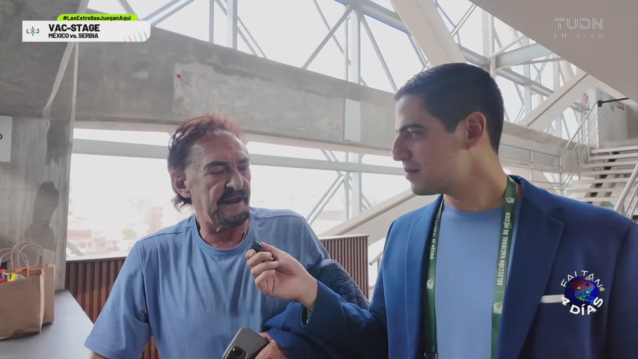 Vacstage con Andrés Vaca en el México vs. Serbia