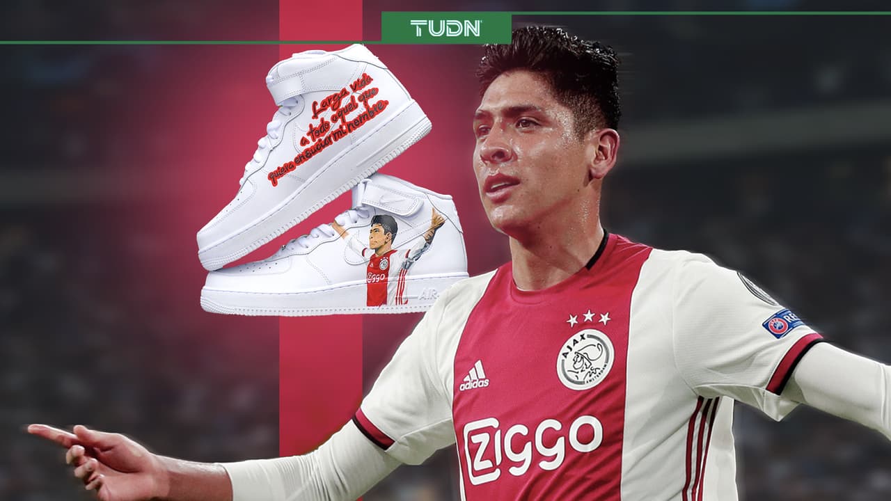 ¡Obra de arte! Los tenis con los que Edson impuso moda en Ajax