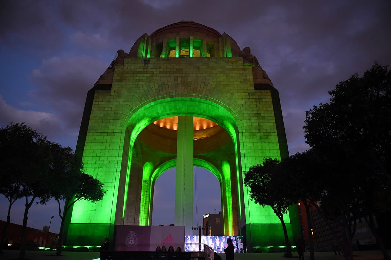 En el emblématico Monumento a la Revolución se llevó acabo la presentación.
