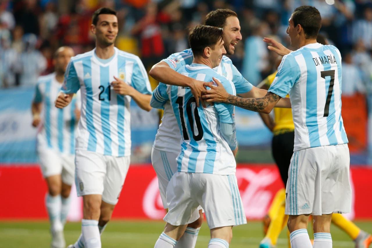El gol argentino fue conseguido por Gonzalo Higuain.