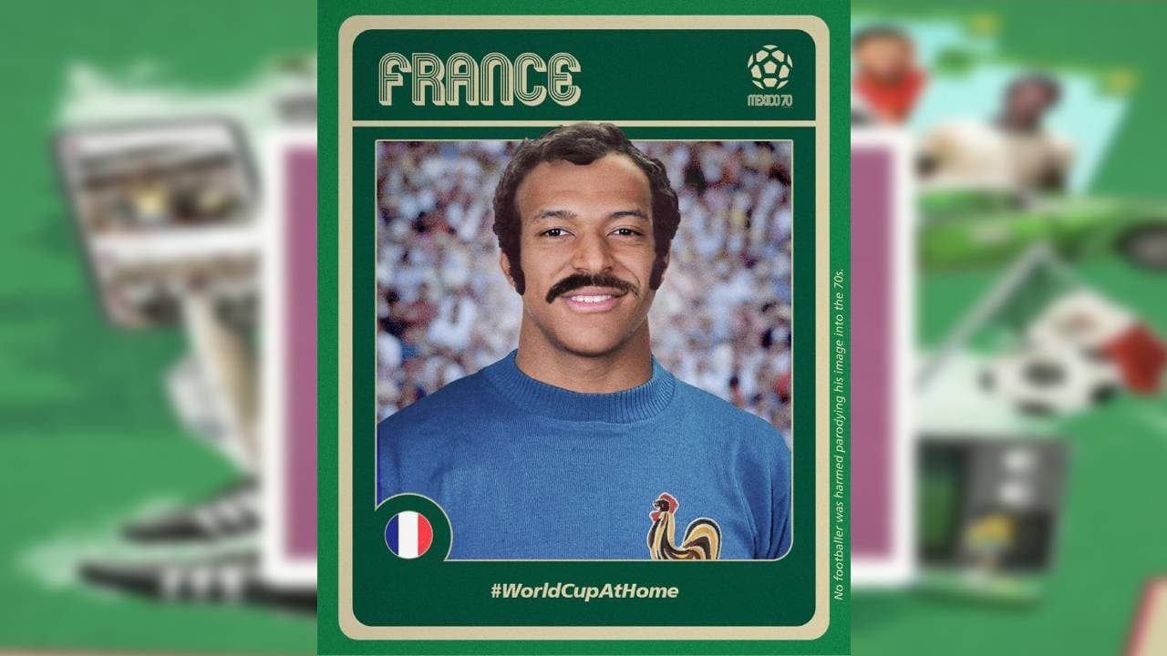 Si no les decimos que es Kylian Mbappé no lo reconocen, eso sí se ve mucho más grande con ese look.