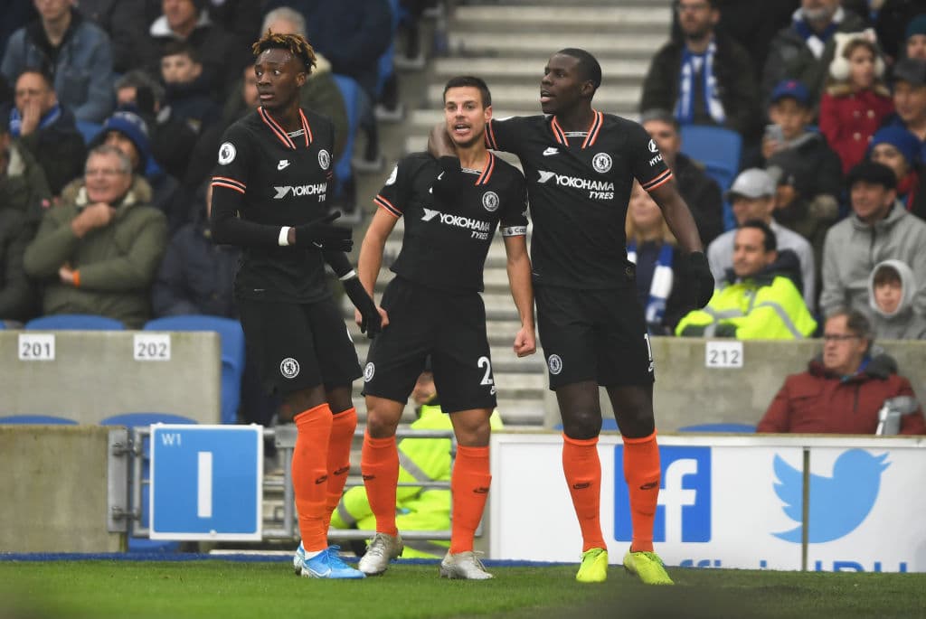 Un gol de Jahanbakhsh, al 84, le dio el empate 1-1 al Brighton; Azpilicueta abrió el marcador para el Chelsea.