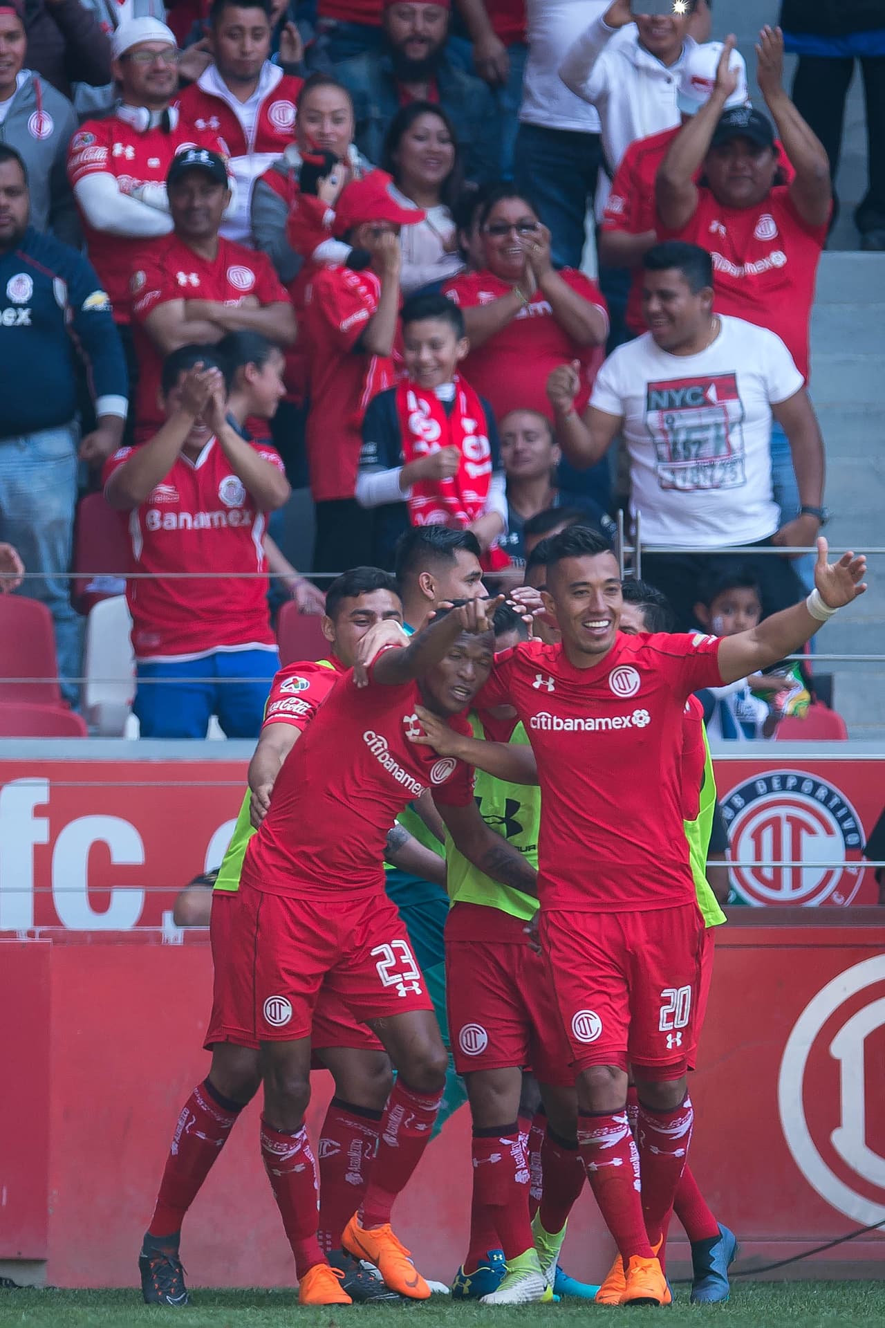 <b>3.Toluca: </b>18 puntos (+4)