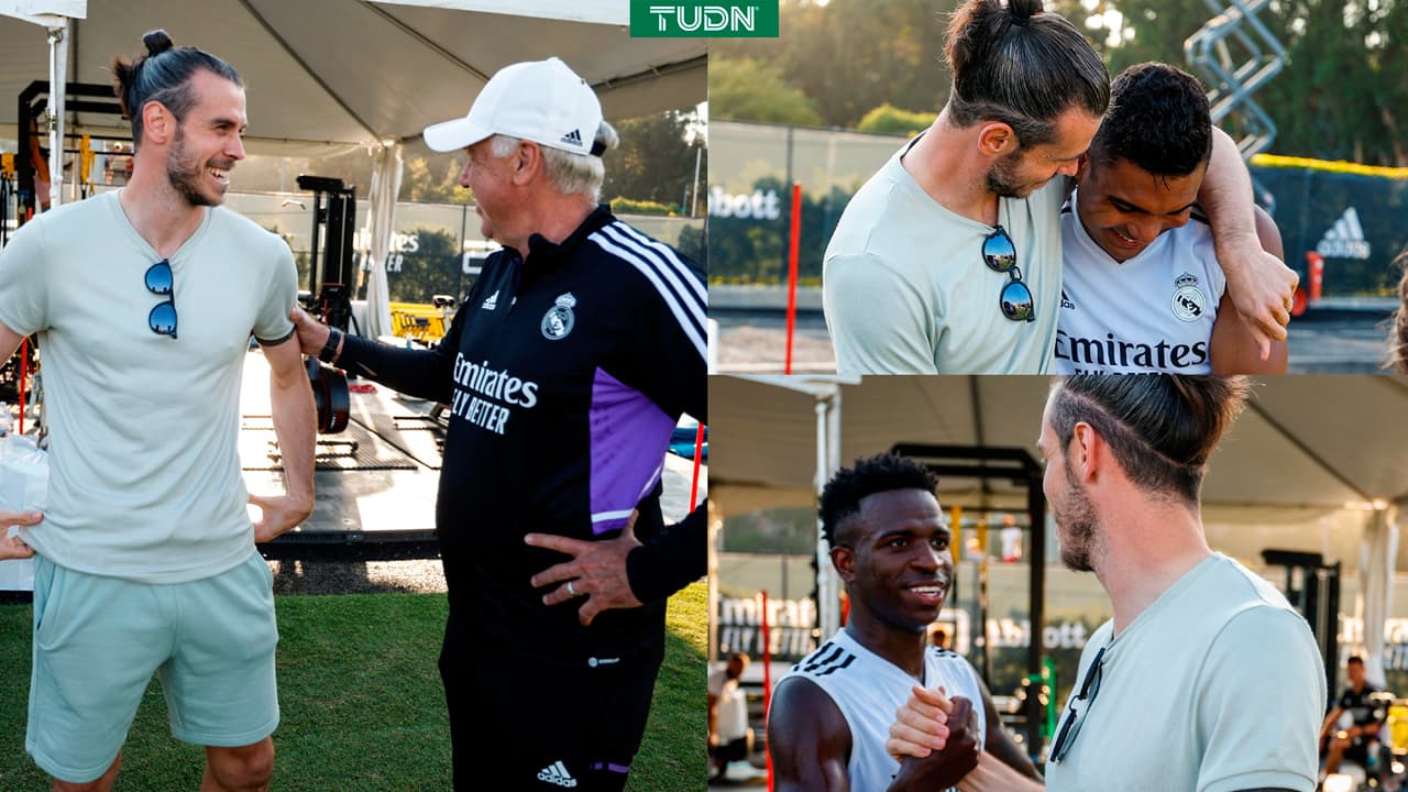Gareth Bale visita al Real Madrid en Los Ángeles