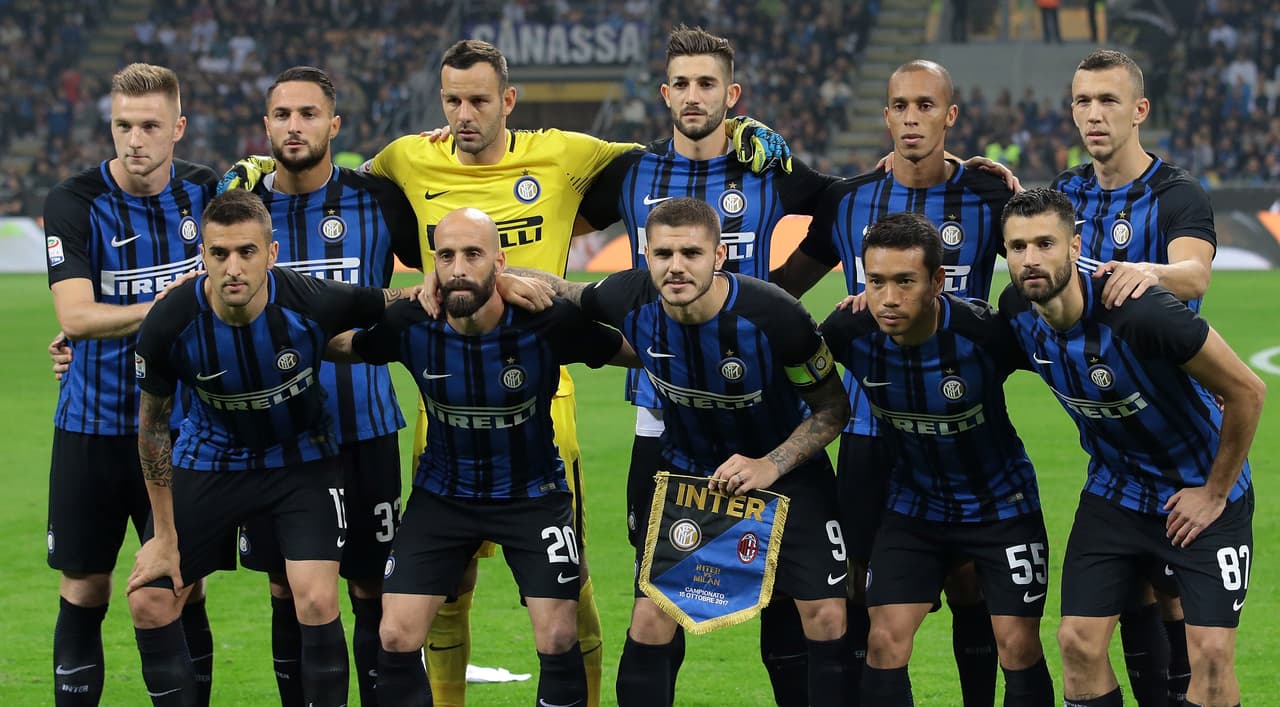 Así formó el equipo que dirige Luciano Spaletti: Handanovic; D'Ambrosio, Miranda, Skriniar, Nagatomo; Vecino, Gagliardini, Valero; Candreva, Icardi, Perisic.