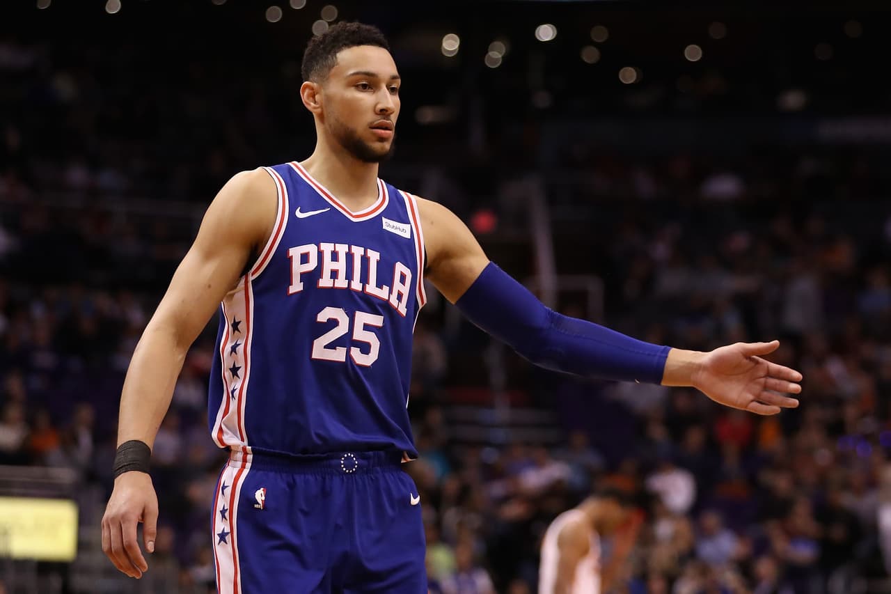 2. Ben Simmons - El australiano sorprendió a todos la pasada temporada (2017/18) con los Philadelphia 76ers, llegando incluso a ser parte del quinteto ideal de novatos y el Novato del Año.