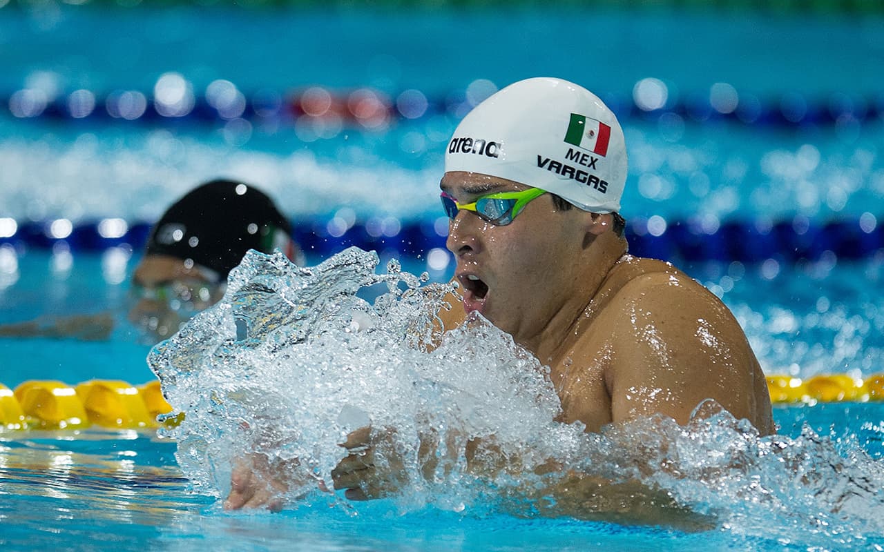Ricardo Vargas se impuso en los 400 metros combinados logrando para México otra medalla de oro y récord centroamericano con tiempo de 4.19.98.
