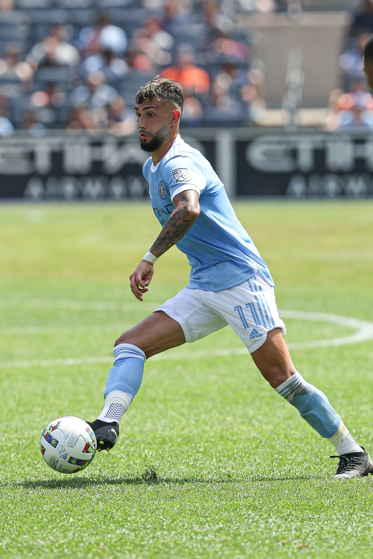 De argentino a argentino: Valentín Castellanos anotó dos goles para New York City FC en la victoria 4-2 sobre New England Revolution. Taty sigue encabezando la carrera por el Botín de Oro de la MLS.