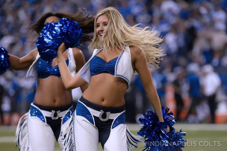 Checa esta belleza de las cheerleaders de los Indianapolis Colts (Foto: Indianapolis Colts)
