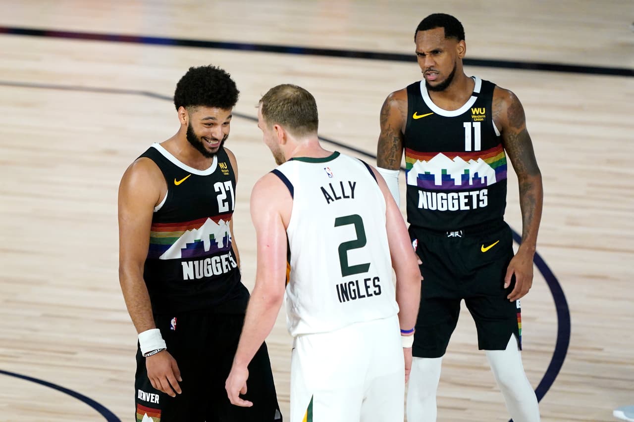El ataque de Denver sale inspirado, y con un resultado de 125-135, los Nuggets se imponen en el primer partido al Utah Jazz.