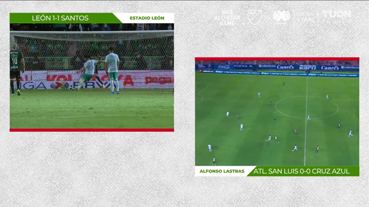 ¡GOL!  anota para León. Ángel Mena