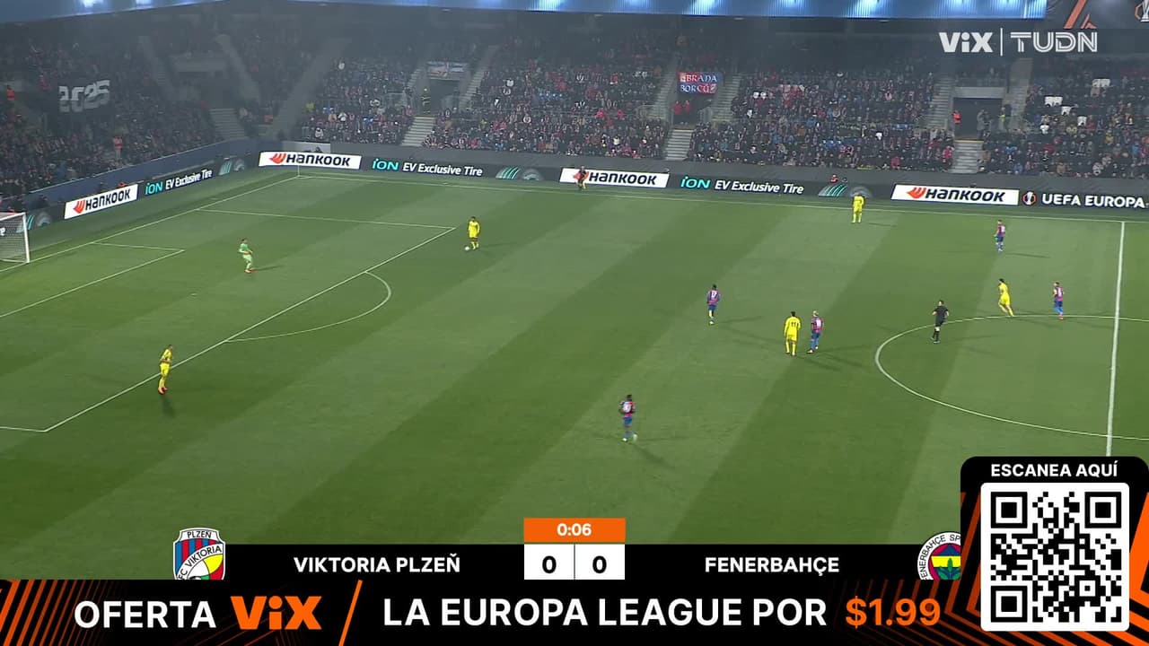 Horario y dónde ver el Viktoria Plzen vs. Fenerbahce de la Jornada 4 en UEFA Europa League
