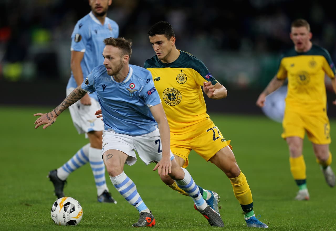 Lazio 1-2 Celtic; Standard Lieja 2-1 Frankfurt.