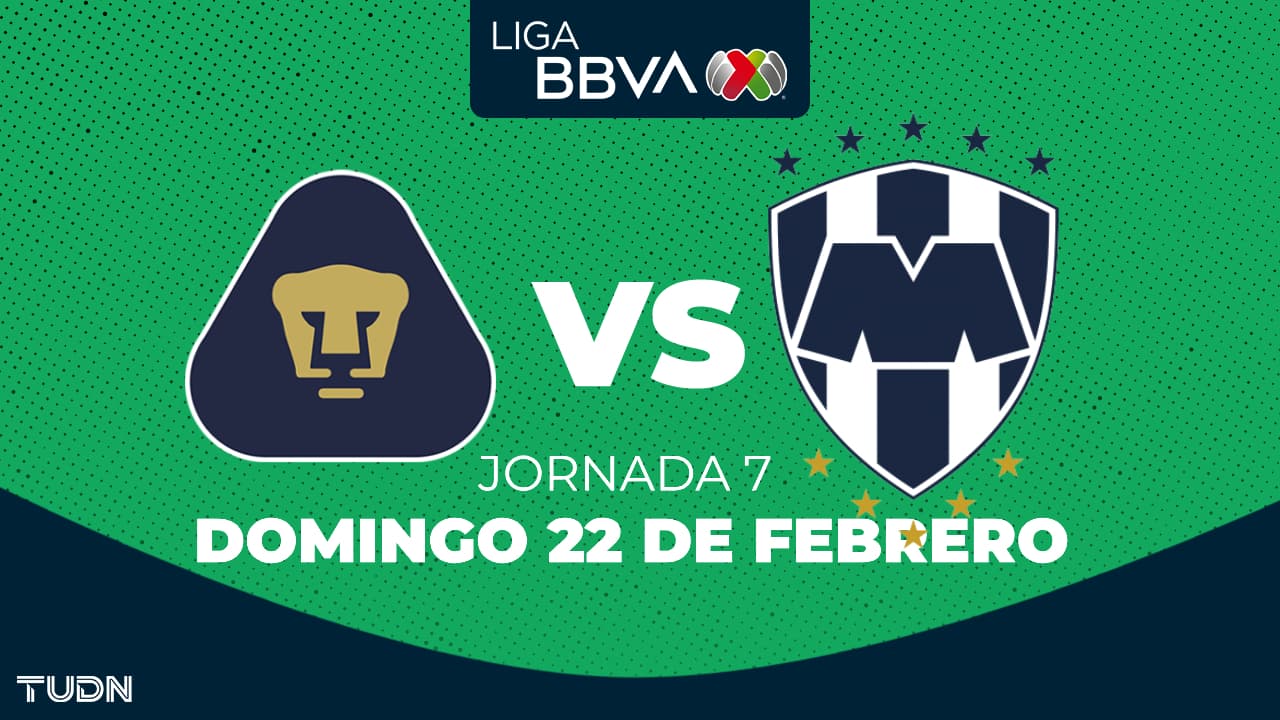 Horario y dónde ver el Pumas vs. Monterrey de la Jornada 7 del Clausura 2026