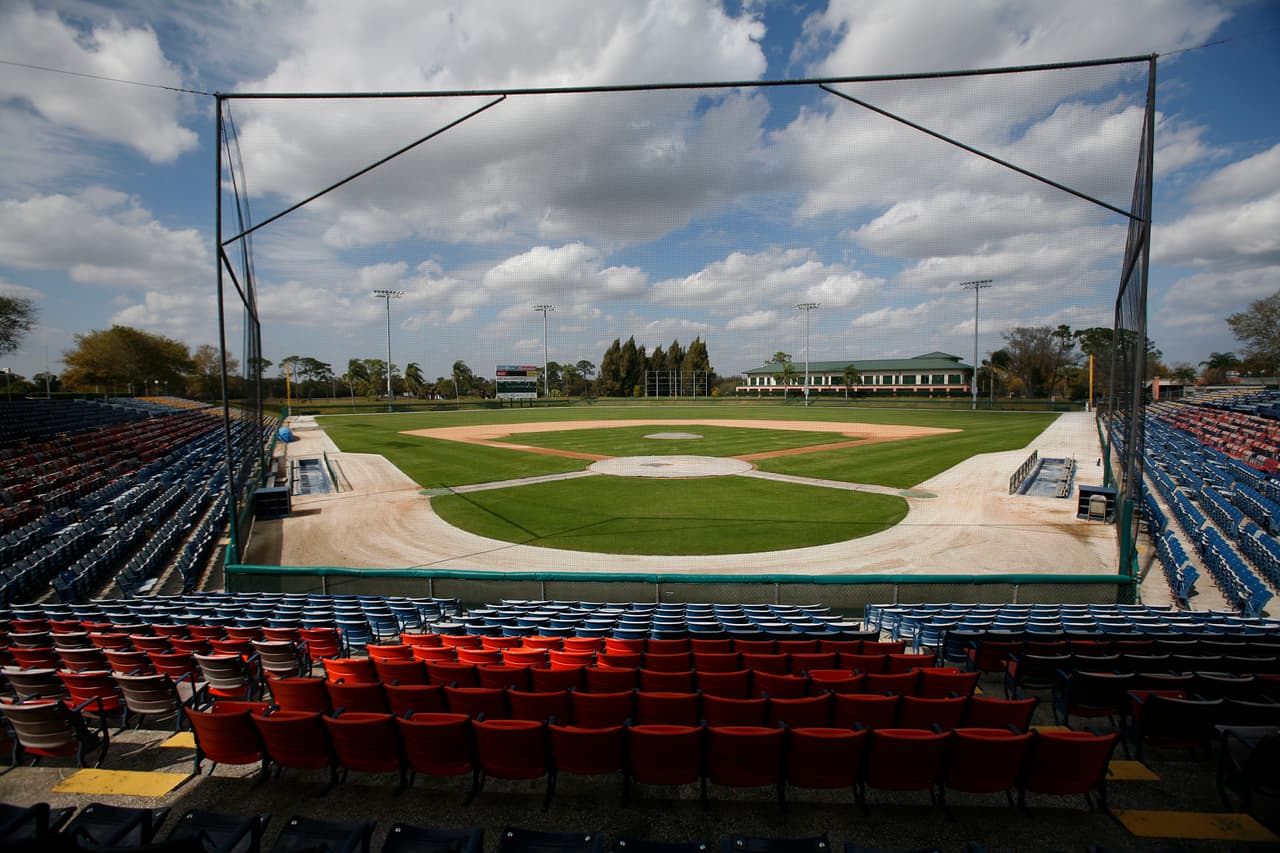 Cuando el equipo estaba enraizado en Brooklyn, los Dodgers comenzaron a entrenar en estas instalaciones de Vero Beach in 1948.