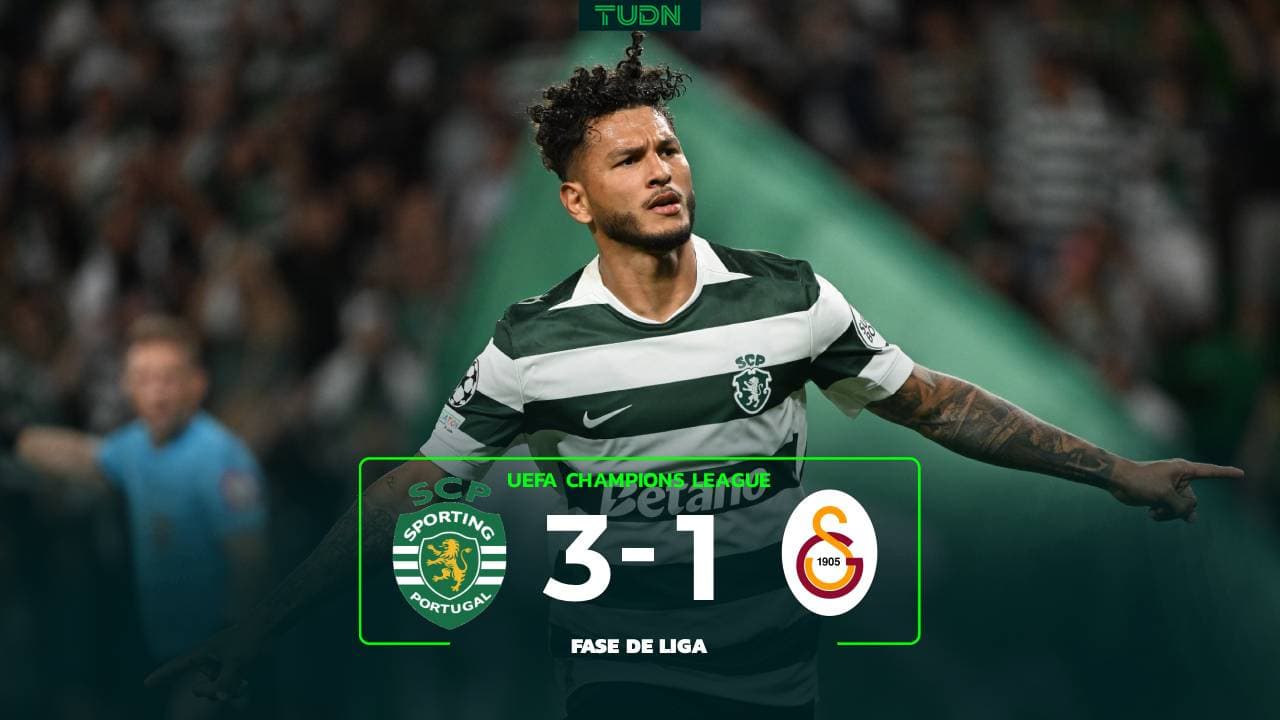 Resumen | Remontada voraz del Sporting al Galatasaray en Champions
