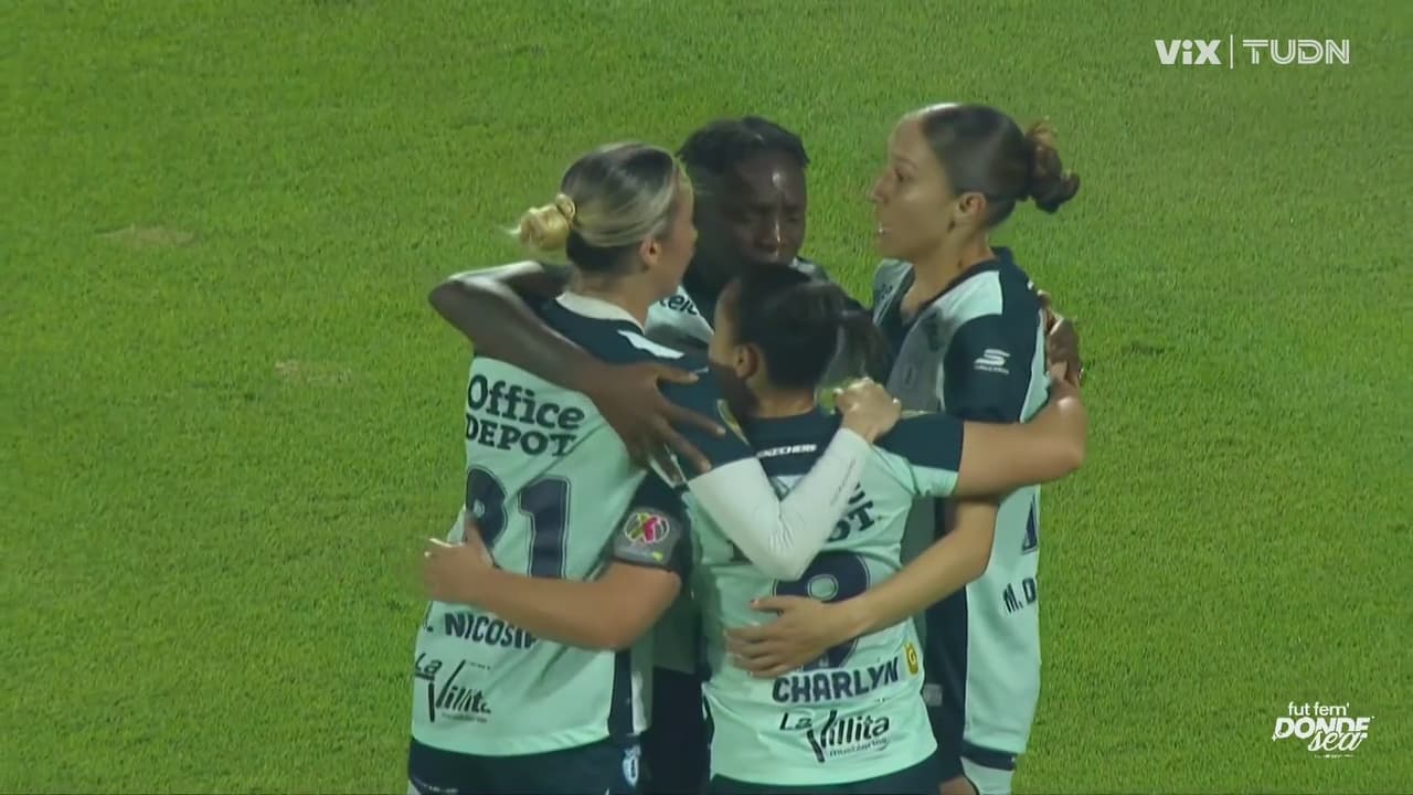 ¡Pachuca responde! Charlyn Corral puntea para el empate a un gol