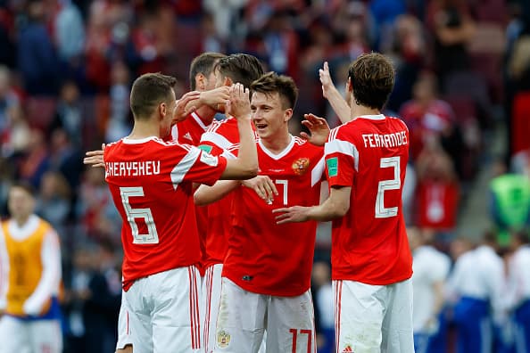 Los rusos vapulearon a su similar de Arabia Saudita e ingresaron en la historia de juegos inaugurales.